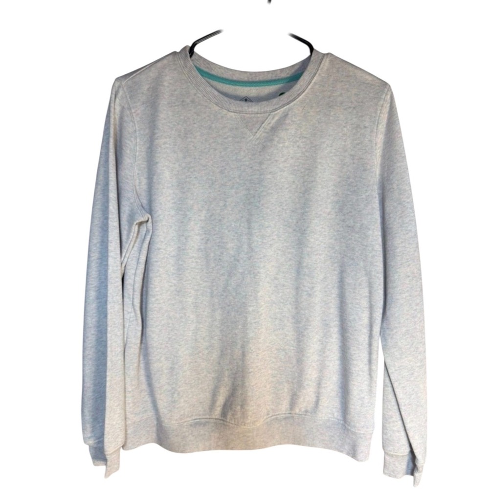 St. John's Bay Light Gray Women's Crew Neck Sweater